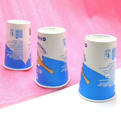 крышка 100mm алюминиевой фольги CDR дизайна мороженого чашки йогурта 5oz 6oz 160g бумажная