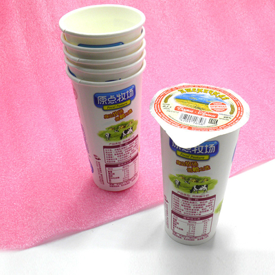 SGS крышки Dia 100mm чашек 3oz 4oz 70mm замороженного йогурта качества еды бумажный верхний