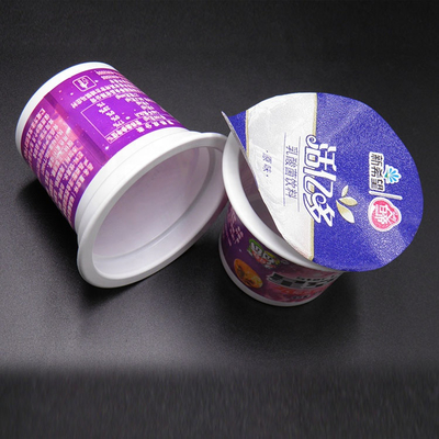 чашка йогурта пластиковых чашек качества еды 100ml пластиковая с чашками десерта крышек пластиковыми