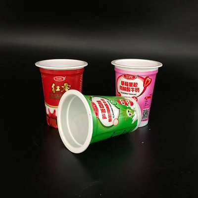 чашки йогурта 125ml с чашками качества еды крышек пластиковыми для десертов