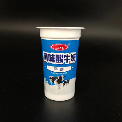контейнер йогурта чашек йогурта 180ml 6oz устранимый с крышками алюминиевой фольги