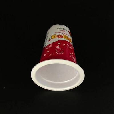 Чашка 320ml йогурта качества еды 11oz пластиковая с крышкой алюминиевой фольги