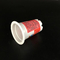 чашка 140ml pp пластиковая для йогурта с крышкой фольг
