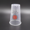 впрыска PP чашек напитка ясности 90ml пластиковая Matted для горячих напитков H53cm