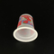 пластиковые чашки 67-125ml с чашками чашек замороженного йогурта логотипа мини пластиковыми