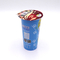 одностеночные замороженные чашки чая молока 500g пластиковые с крышками и соломами логотипа