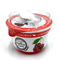 Красные чашки баков йогурта полистироля 200ml с крышкой алюминиевой фольги