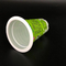 пластмасса йогурта качества еды 180ml придает форму чашки чашки замороженного йогурта с крышками алюминиевой фольги