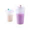 Устранимые ясные замороженные чашки влагонепроницаемое 360ml 1000ml чая молока пластиковые