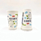 Напечатанные контейнеры мороженого 200g йогурта Eco дружелюбными замерли чашками, который бумажные с крышками