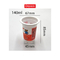 чашка 140ml йогурта 85mm PP пластиковая Recyclable с крышкой алюминиевой фольги