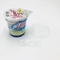 чашка 5g йогурта качества еды 125ml 4oz устранимая пластиковая PP с крышкой алюминиевой фольги
