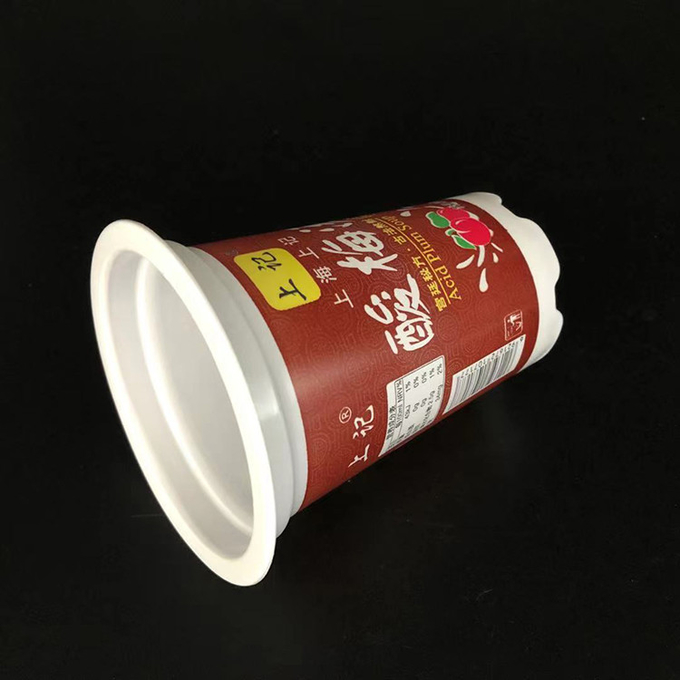 фильм запечатывания чашки 350g йогурта 55mm нижний пластиковый чашки мороженого 12 Oz с крышками 0