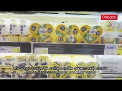 чашка 7,1 * 7cm йогурта 120g IML пластиковая устранимая для хранения еды